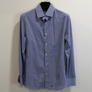 Classic Blue Men's Dress Shirt